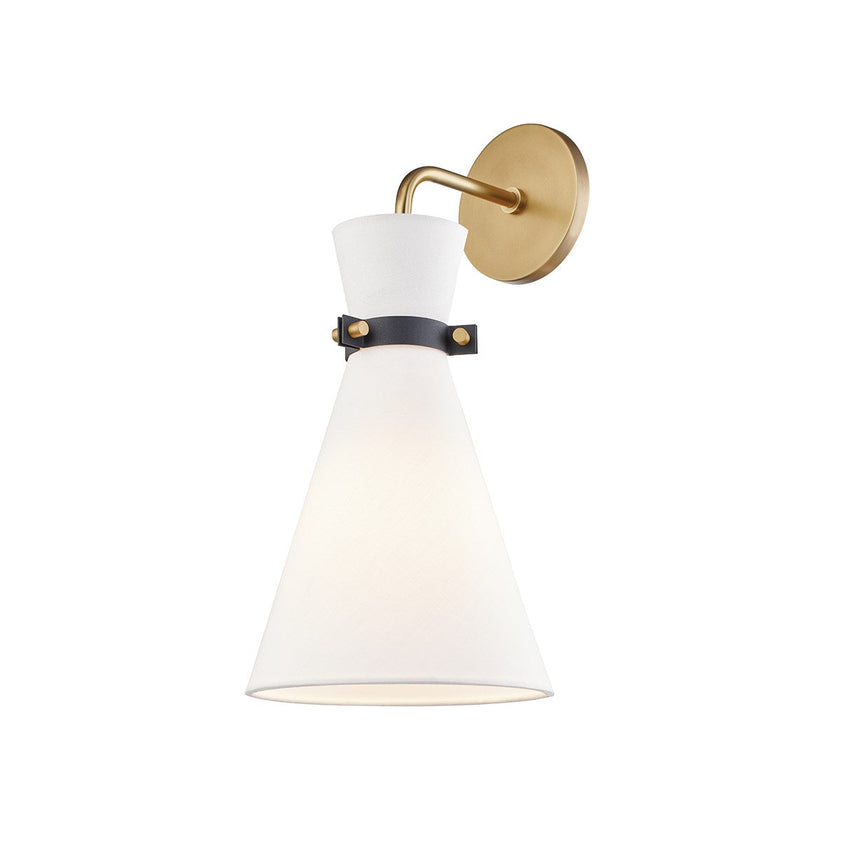 Julia Wall Sconce - Aged Brass/Dusk Black