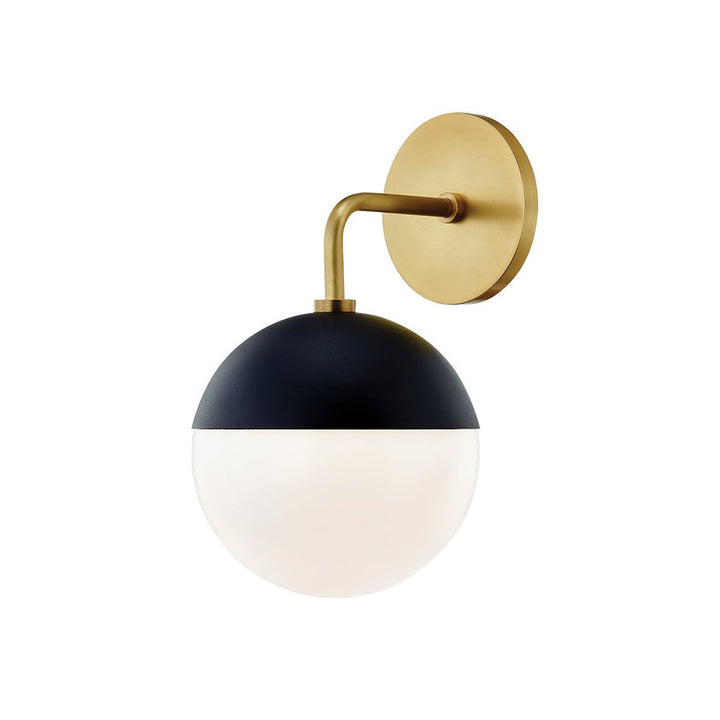 Renee Wall Sconce 11" - Aged Brass/Dusk Black