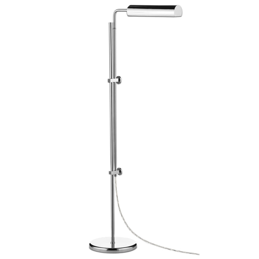 Satire Nickel Floor Lamp