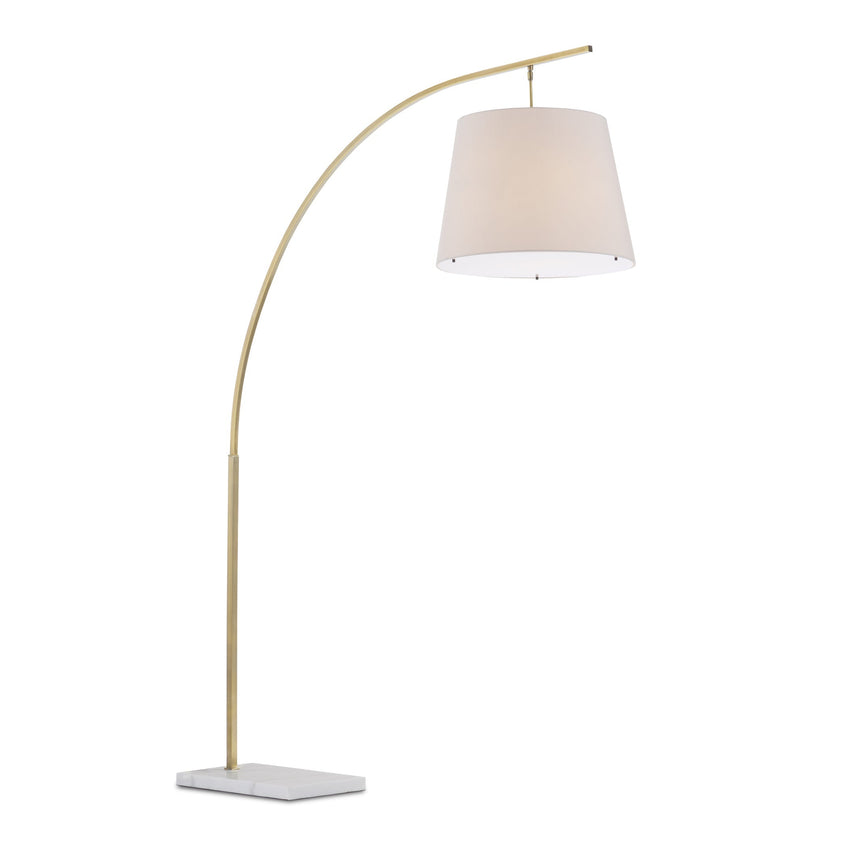 Cloister Brass Large Floor Lamp