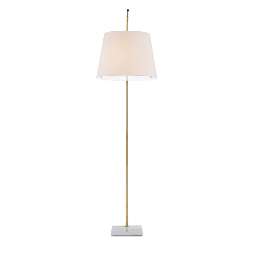 Cloister Brass Large Floor Lamp