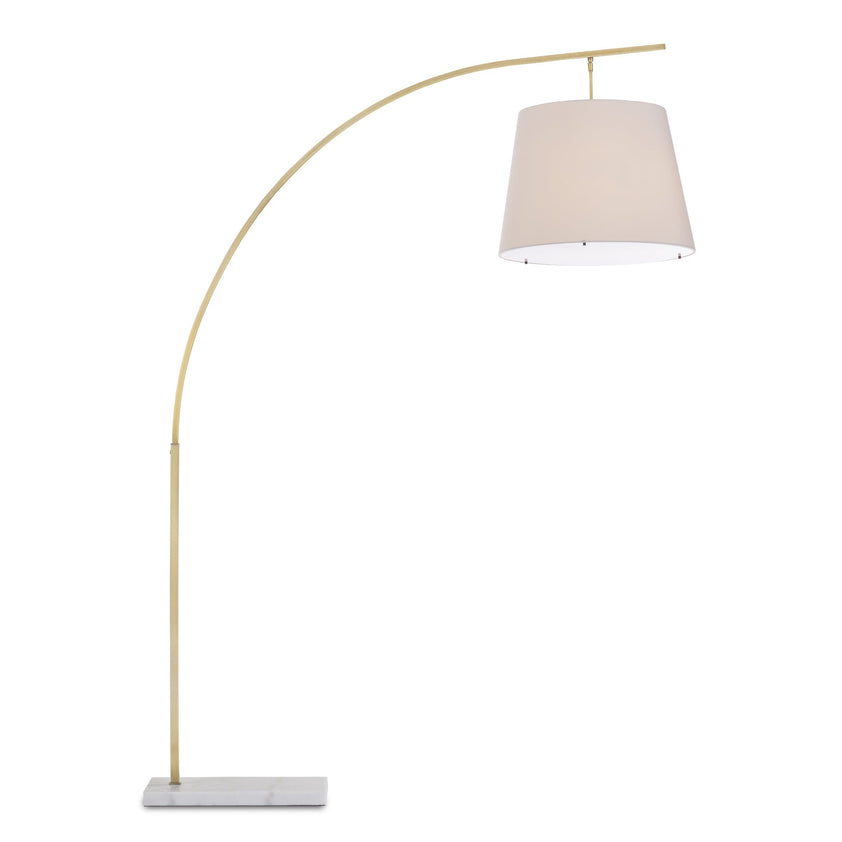 Cloister Brass Large Floor Lamp