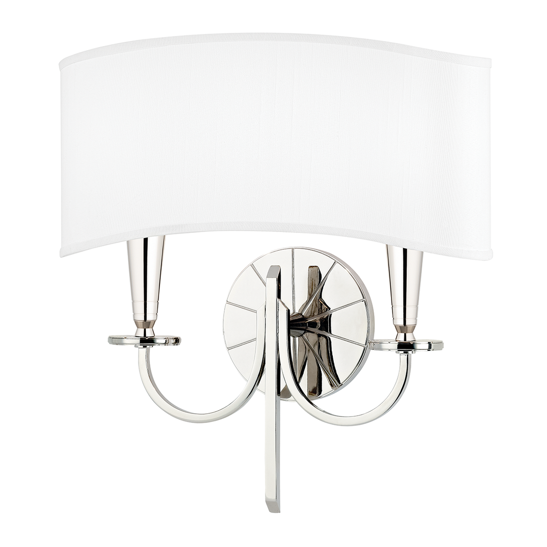 Mason Wall Sconce 15" - Polished Nickel