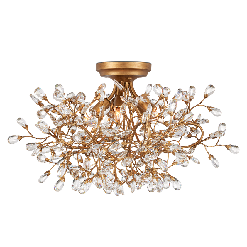 Crystal Bud Semi-Flush Mount