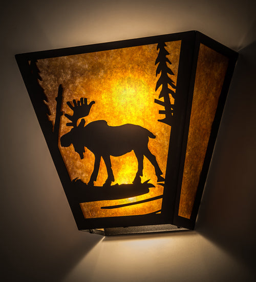 13" Wide Moose Creek Wall Sconce