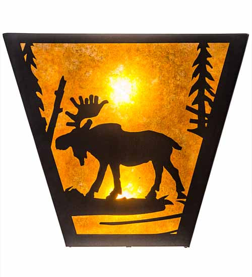 13" Wide Moose Creek Wall Sconce