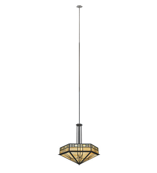 60" Wide Scottsdale Mission Inverted Pendant