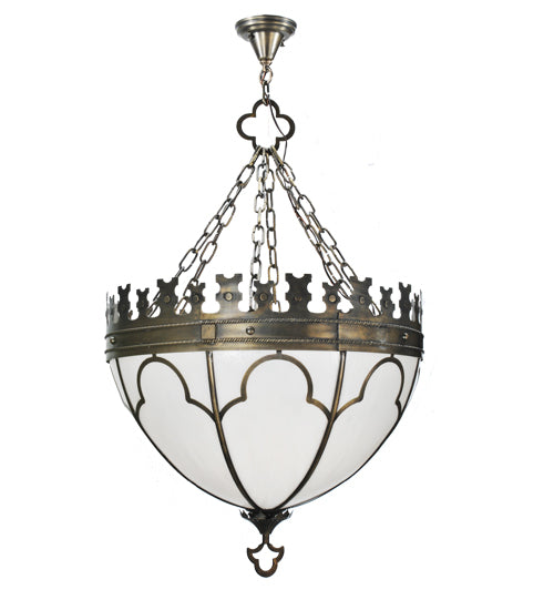 26"W Gothic Inverted Pendant