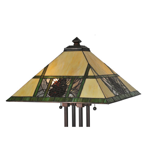 17.5"Sq Pinecone Ridge Shade