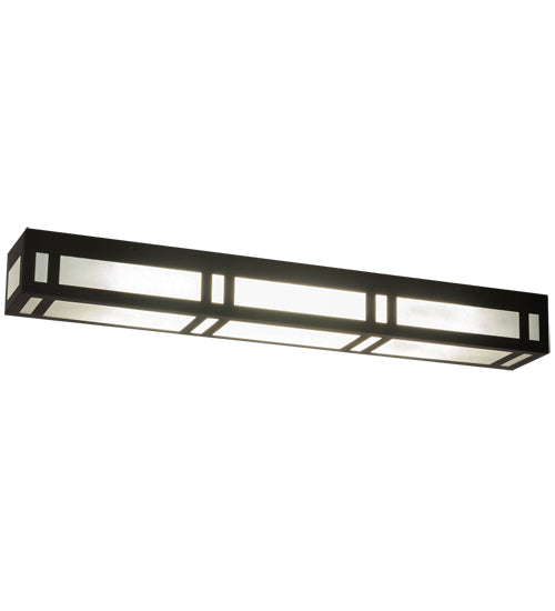 48"L Hyde Park Double Bar Mission Flushmount