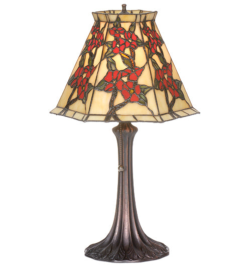 19" High Japanese Peony Accent Lamp