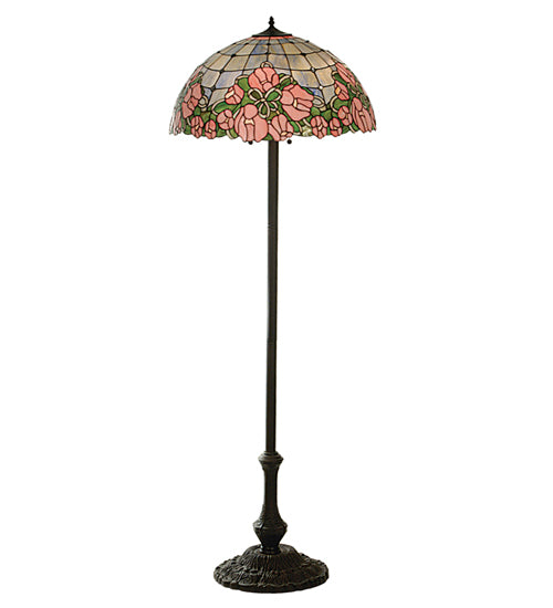 63"H Cabbage Rose Floor Lamp