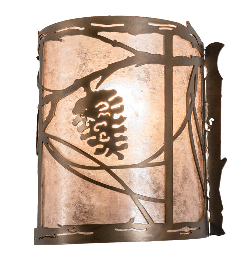 6.5" Wide Whispering Pines Wall Sconce