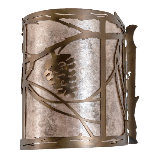 6.5" Wide Whispering Pines Wall Sconce