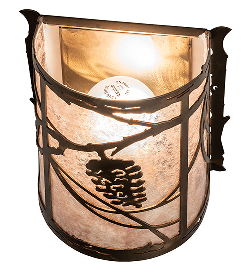 6.5" Wide Whispering Pines Wall Sconce