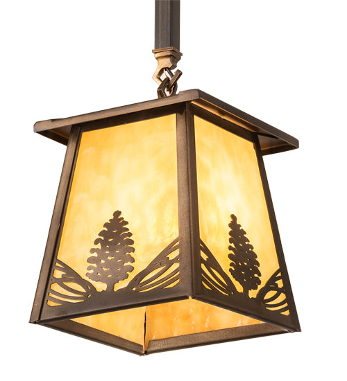 24" Long Mountain Pine 2 Light Island Pendant