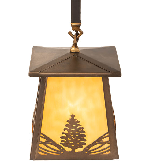 24" Long Mountain Pine 2 Light Island Pendant