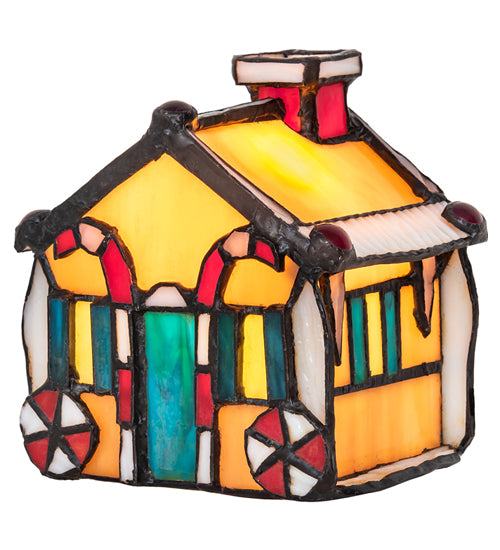 4.5" High Gingerbread House Accent Lamp