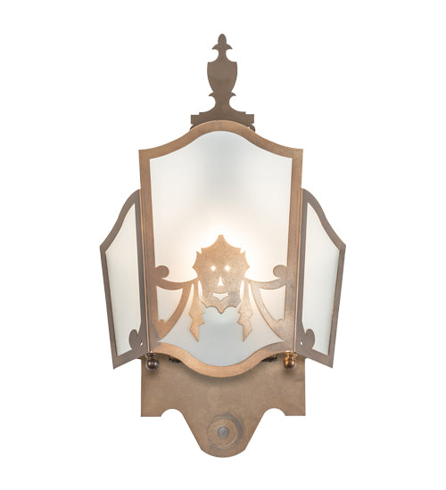 12" Wide Theatre Mask Wall Sconce