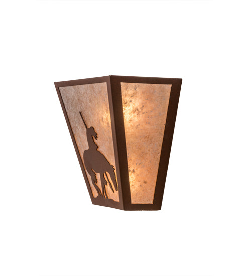 13"W Trails End Wall Sconce