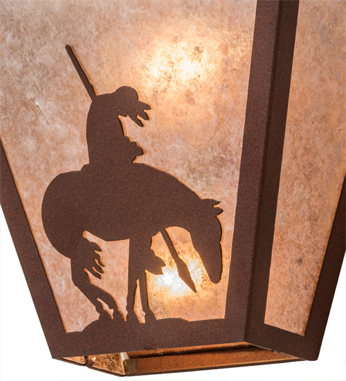 13"W Trails End Wall Sconce