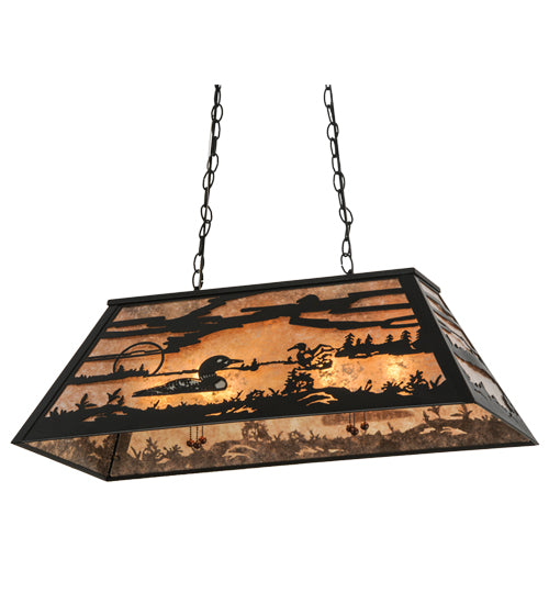 33"L Loon Oblong Pendant