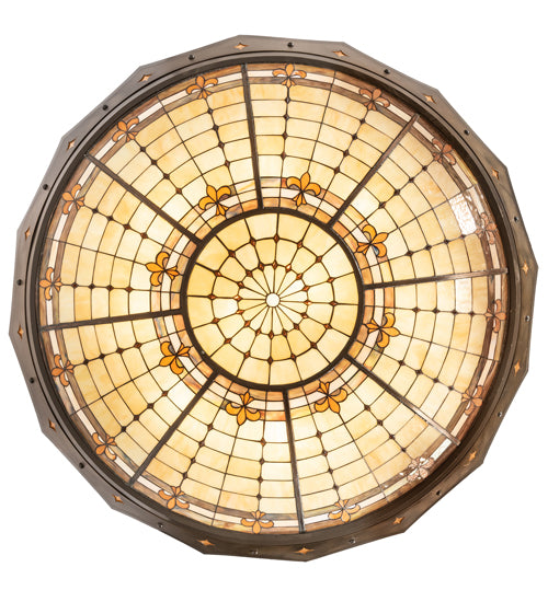 57" Wide Fleur-De-Lite Inverted Pendant