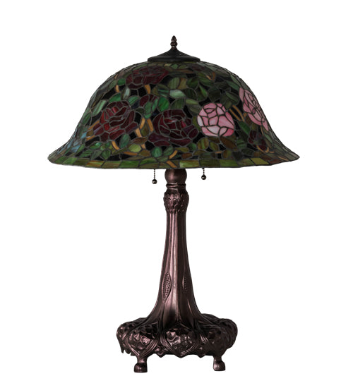 31" High Tiffany Rosebush Table Lamp