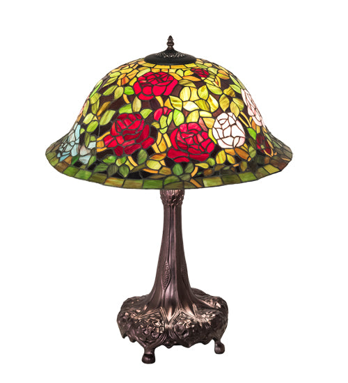 31" High Tiffany Rosebush Table Lamp