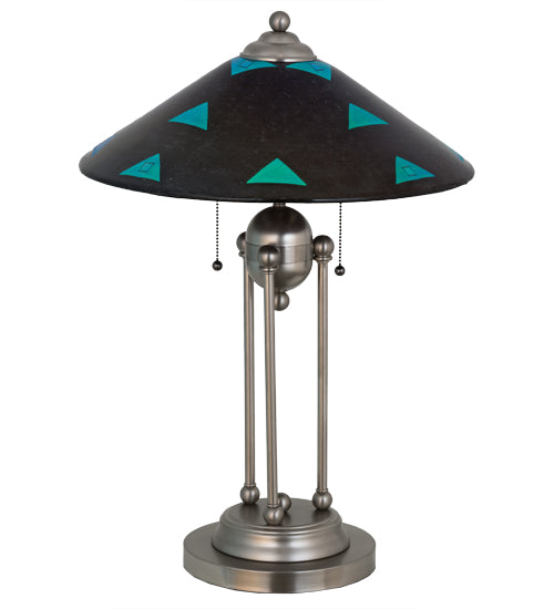 25"H Metro Fusion Plum Crazy Deco Ball Table Lamp