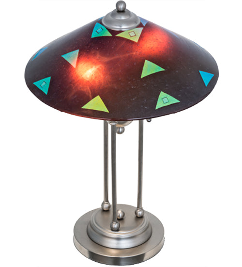 25"H Metro Fusion Plum Crazy Deco Ball Table Lamp