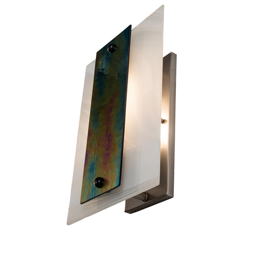 9" Wide Metro Aurora Borealis Wall Sconce