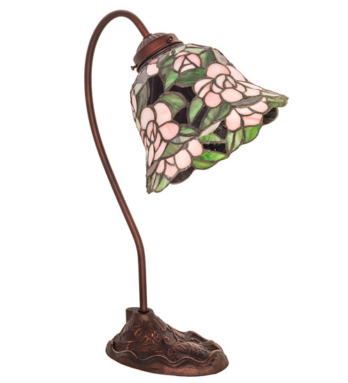 18" High Begonia Desk Lamp