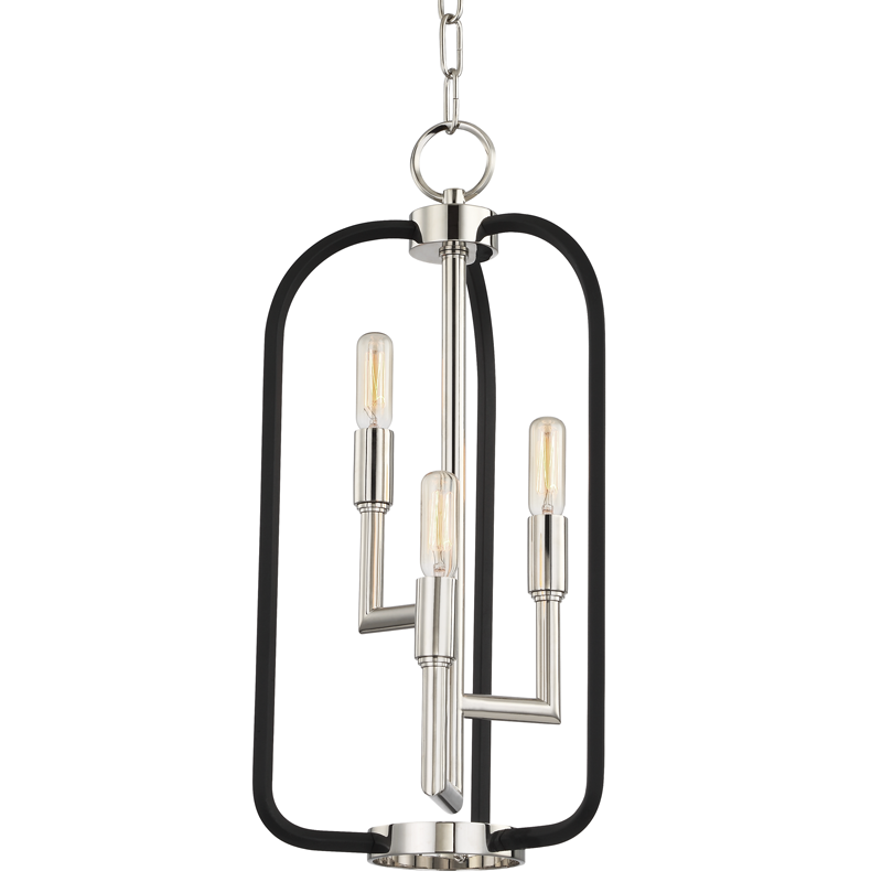 Angler Chandelier 19" - Polished Nickel