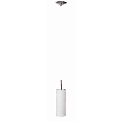 Dainolite 1 Light Incandescent Pendant, Aged Brass with White Glass