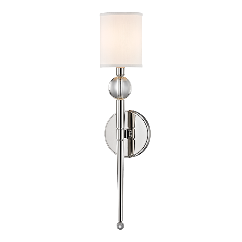 Rockland Wall Sconce 20" - Polished Nickel