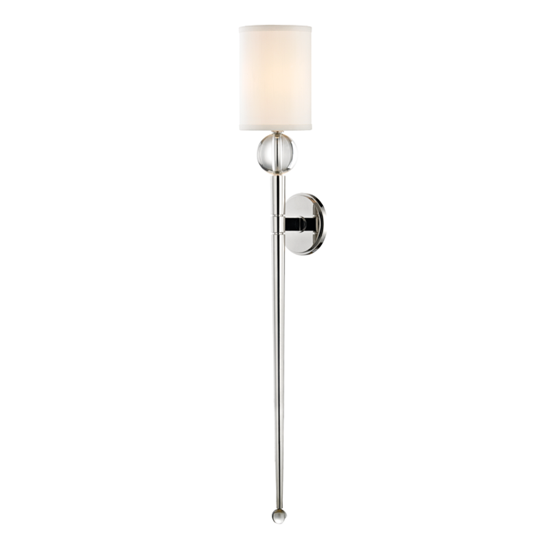 Rockland Wall Sconce 36" - Polished Nickel