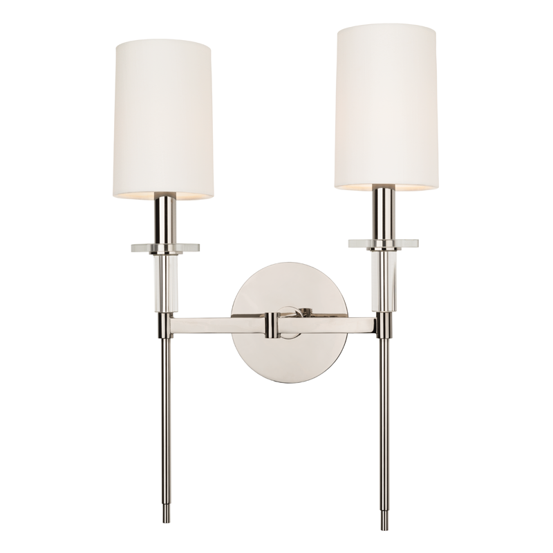 Amherst Wall Sconce 13" - Polished Nickel