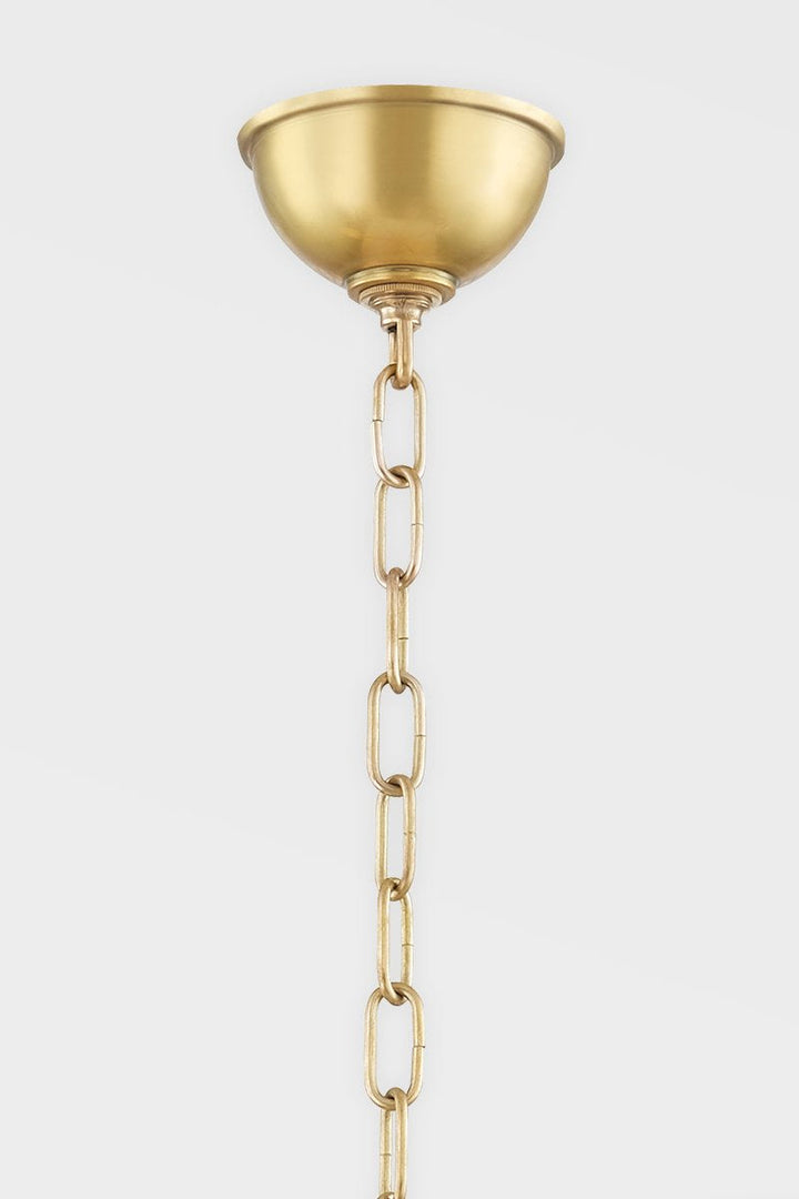 Ripley Chandelier - Aged Brass