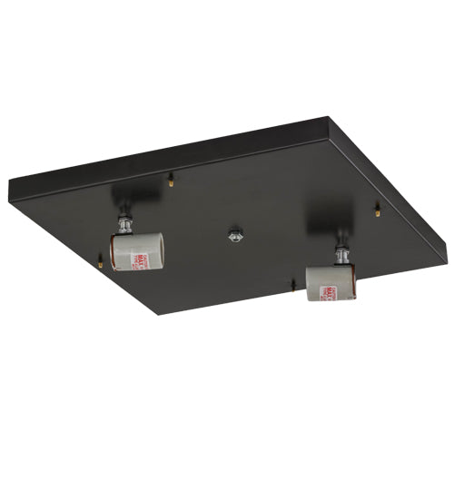 14"Sq Hyde Park Mountain View Flushmount