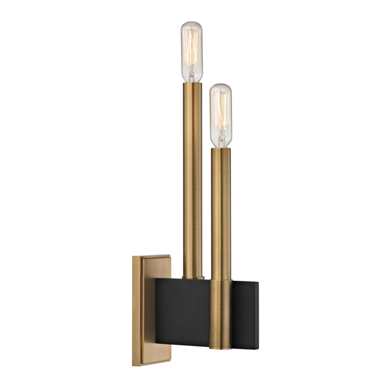 Abrams Wall Sconce - Aged Brass