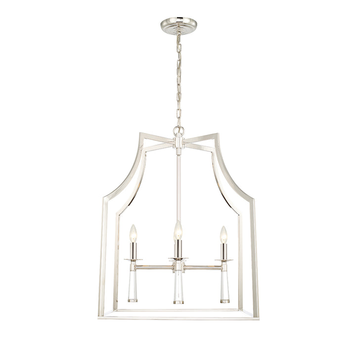 Crystorama Baxter 4 Light Aged Brass Chandelier