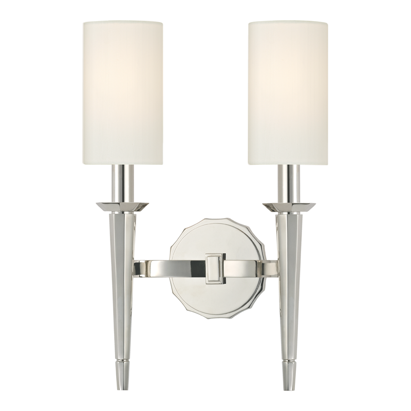 Tioga Wall Sconce 11" - Polished Nickel