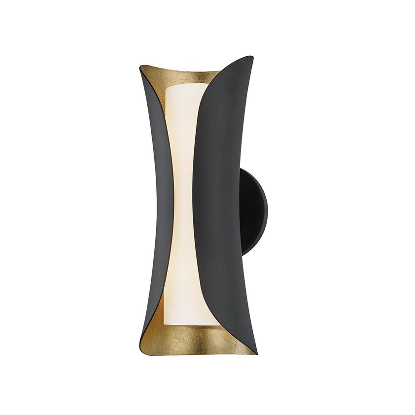 Josie Wall Sconce - Gold Leaf/Dusk Black