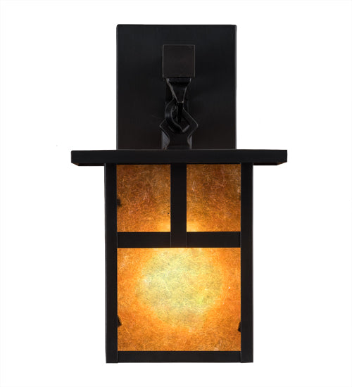 6.5" Wide Hyde Park "T" Mission Hanging Wall Sconce