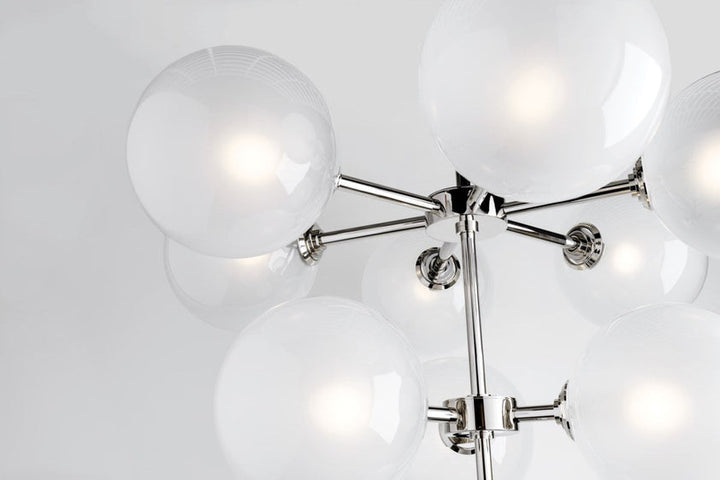 Ashleigh Chandelier - Polished Nickel