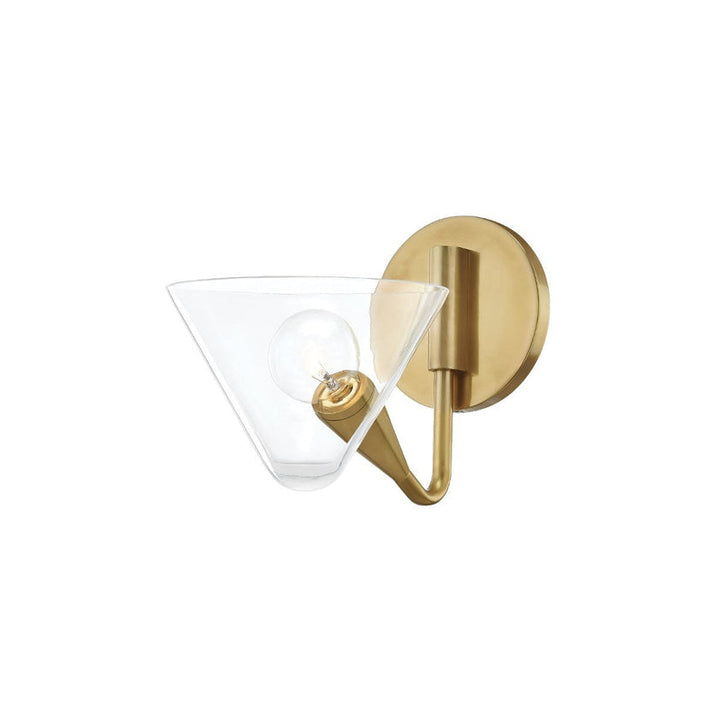 Isabella Wall Sconce 6" - Aged Brass