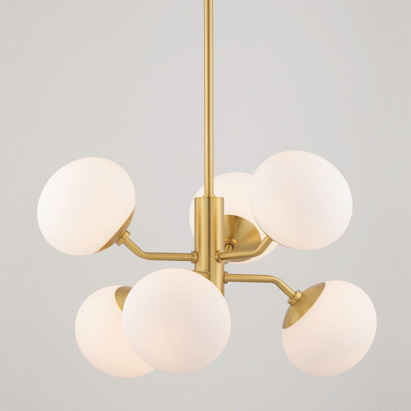 Estee Chandelier - Aged Brass