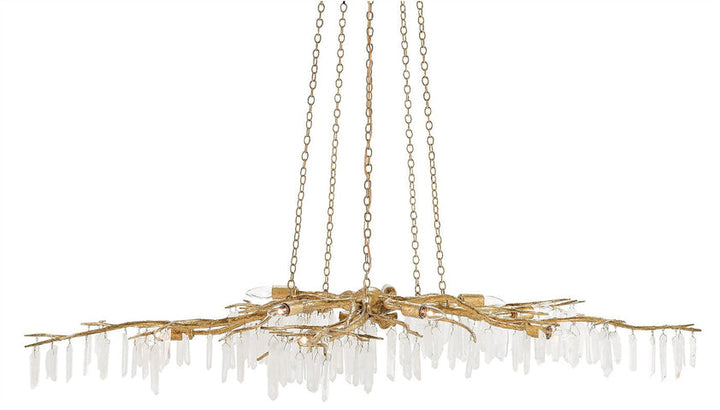 Forest Light Gold Chandelier