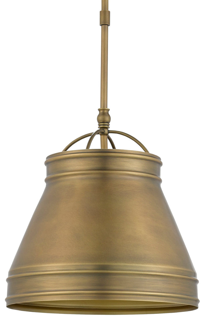 Lumley Brass Pendant